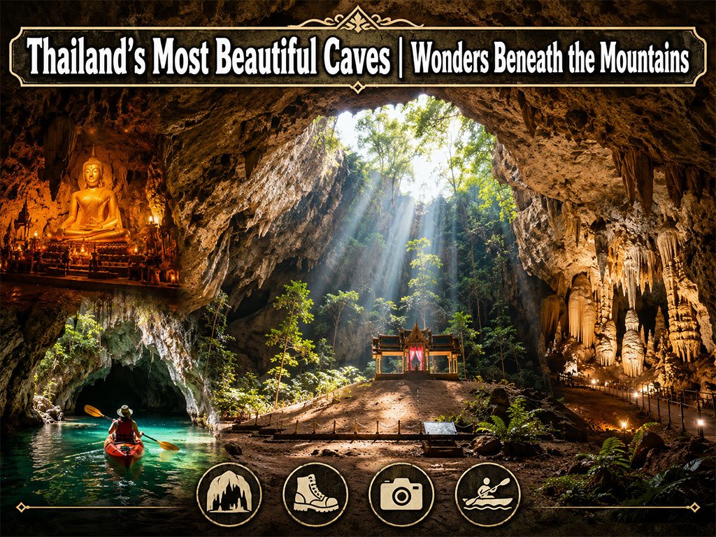 As Cavernas Mais Bonitas da Tailândia