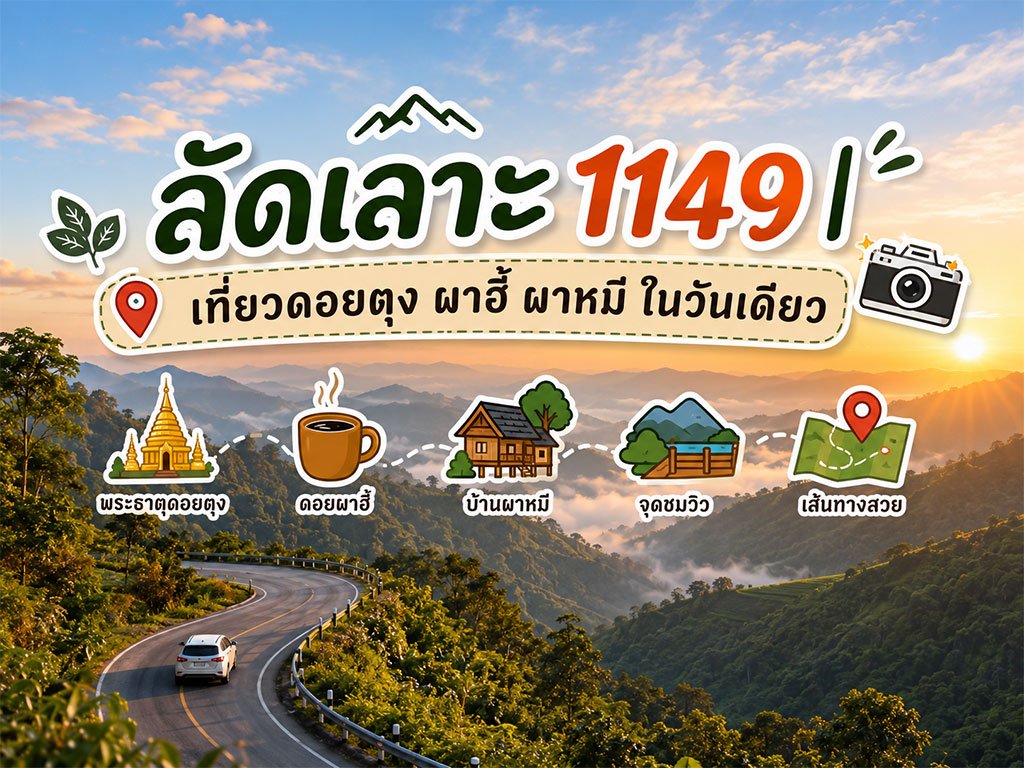 ลัดเลาะ 1149 ตามแนวชายแดน ดอยตุง ผาฮี้ ผาหมี